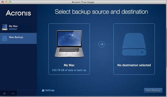 acronis for mac home page