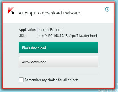 Blocking malware