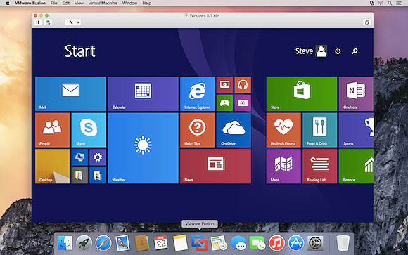 VMware Fusion 7 with Windows 8.1